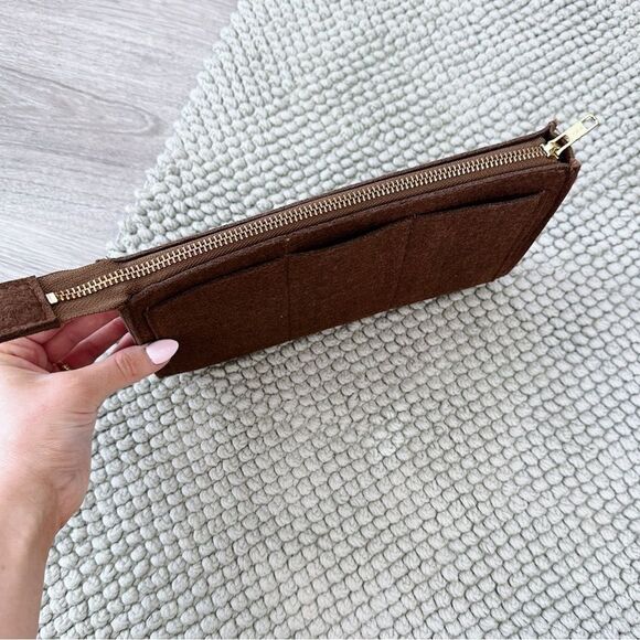 Brown Felt Purse Insert - Picture 2 of 3
